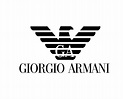 Giorgio Armani Brand Logo Symbol Black Design Clothes Fashion Vector ...