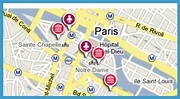 Sainte-Chapelle Map - TravelsFinders.Com