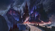 ArtStation - Dark Kingdom Color Key, Aaron Limonick | Fantasy landscape ...