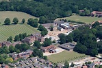 Greshams School aerial image | Aerial images, Aerial, Aerial view
