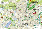 Map Of Granada Spain Tourist Attractions - Tourist Destination in the world