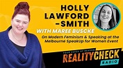 Holly Lawford-Smith On Modern Feminism & Speaking At The Melbourne ...
