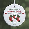 First Christmas as Parents Personalized Ornament - Glossy ...