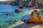 Dona Ana Beach En Lagos, Algarve, Portugal Imagen de archivo - Imagen ...