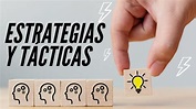 Estrategia y táctica. ¿Cómo hacer una estrategia? - YouTube