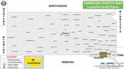 Yankton County Map, South Dakota