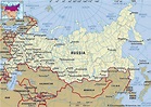 Map of Russian Federation and geographical facts, Where Russian ...