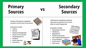 Primary And Secondary Sources Explained
