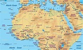 Map of Africa North (Region) | Welt-Atlas.de