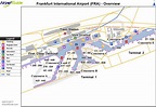 Frankfurt airport terminal map - Fra airport terminal map (Hesse - Germany)