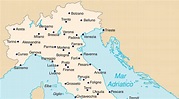Mapa de Italia: mapa offline y mapa detallado de Italia