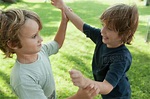 Boys fighting - Stock Photo - Dissolve