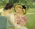 Mary Cassatt - In the Garden 1903-1904, picture | ArtsViewer.com