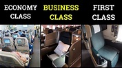 Economy Vs Premium Economy Vs Business Vs First Class - businesser