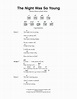 The Night Was So Young by The Beach Boys - Guitar Chords/Lyrics ...