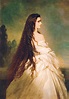 Elisabeth, empress of Austria in 1865 by Franz Xaver Winterhalter ...