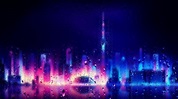 Neon Rain Wallpapers - Top Free Neon Rain Backgrounds - WallpaperAccess