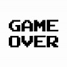 Game over PNG transparent image download, size: 1080x1080px