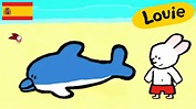 Delfín - Louie dibujame un delfín | Dibujos animados para niños - YouTube