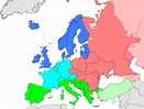 Países de Europa por regiones (Norte, Sur, Este y Oeste) - Saber es ...