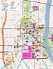 Map of downtown Nashville - Downtown map of Nashville (Tennessee - USA)