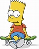 Bart Simpson on a skate board | Bart simpson art, Bart simpson ...