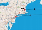 New York City To Boston Map - United States Map