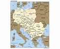 Mapas de Europa Central | Colección de mapas de Europa Central | Europa ...