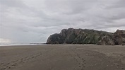 Nueva Zelanda: Día 2 – Visitando la playa de arena negra Karekare ...