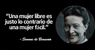 30 frases de Simone de Beauvoir para conocer su filosofía