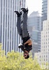 Photo: David Blaine Performs his "Dive of Death" stunt in New York ...