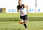 Guilherme do Corinthians durante treino realizado no CT Joaquim Grava