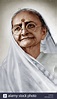 Download this stock image: Mahatma gandhi wife, kasturba gandhi, india ...