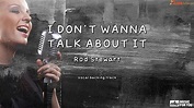 I DON'T WANNA TALK ABOUT IT - Rod Stewart (Instrumental & Lyrics) - YouTube