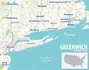 Map of Greenwich, Connecticut - Live Beaches