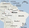 Map Of Manaus Brazil