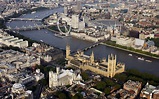 Wallpaper : London, city, cityscape, skyline, town, panorama, bird's ...