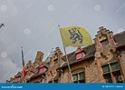 Bandera de Brujas fotografía editorial. Imagen de indicador - 75612117