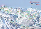 Ziller Valley Piste Map -Zillertal Ski Areas - Mychaletfinder