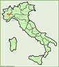 Asti location on the Italy map - Ontheworldmap.com