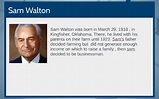 Sam Walton was born to Thomas Gibson Walton and Nancy Lee, i by Meshari ...