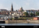 New Brighton town centre from the promenade,Wallasey, Wirral, England ...