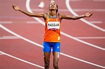 Hassan wins 10,000m gold after 6 races in 8 days, a fall, and injury
