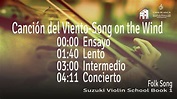 Suzuki Violin School: Book 1 | 3: Canción del Viento-Song on the Wind ...