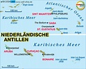 Karte von Niederländische Antillen (Region in Niederlande) | Welt-Atlas.de