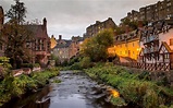 Download wallpapers Dean Village, Scotland, Edinburgh, Water of Leith ...