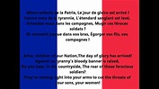 La Marseillaise - Anthem of France (lyrics) - YouTube