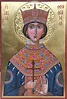 The Holy Empress Theophano hand - painted icon by Georgi Chimev