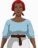 Harriet Tubman - Cartoon Clipart - Large Size Png Image - PikPng