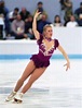 Tonya Harding performing her free skate during the Winter Olympics in ...